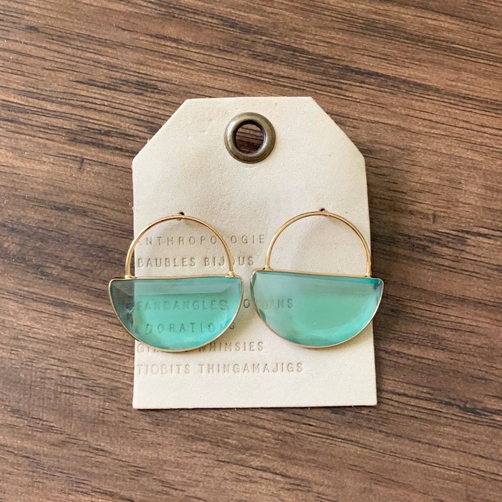Anthropologi cadence hooped Post earring